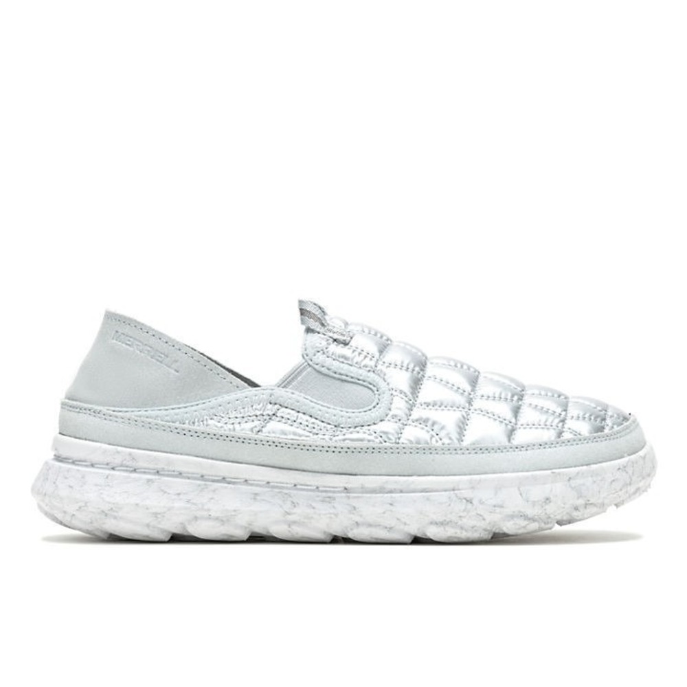 Merrell Hut Moc 2 Shine Womens Size 5 Silver Slip-on Shoes NEW
